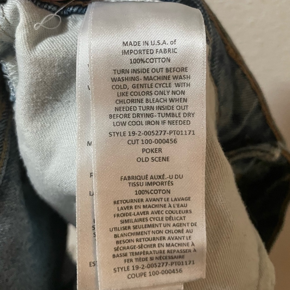 Current /Elliott denim frayed high‎ waist shorts size 27 - Picture 3 of 5